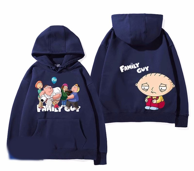 画像1: Unisex Family Guy Brian Griffin Hoodie　ユニセックス男女兼用 ファミリーガイブライアン・グリフィンフーディー (1)