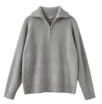 画像1: Unisex Zip-up sweater  Pullover  男女兼用 ジップアップセータープルオーバー (1)