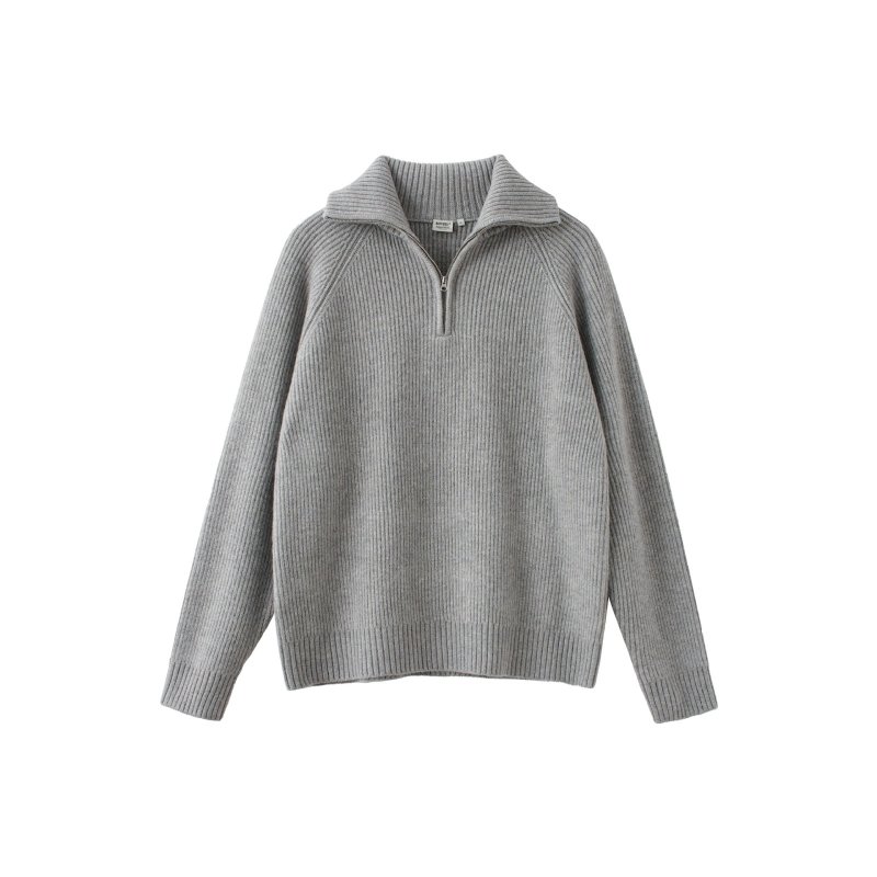画像12: Unisex Zip-up sweater  Pullover  男女兼用 ジップアップセータープルオーバー (12)