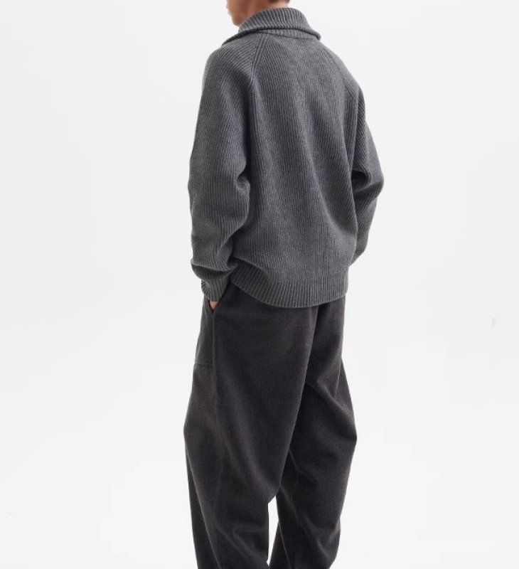 画像9: Unisex Zip-up sweater  Pullover  男女兼用 ジップアップセータープルオーバー (9)