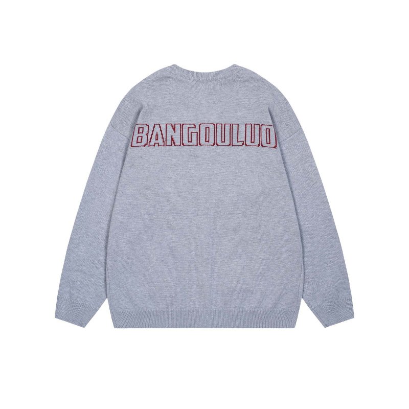 画像3: Unisex Puppy and letter jacquard cardigan sweater　ユニセックス男女兼用 パピー子犬＆レター文字カーディガンセーターセーターニット (3)