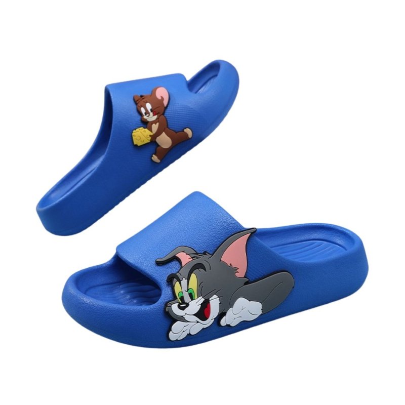 画像2: Tom & Jerry slippers flip flops  soft bottom sandals slippers プラットフォーム トム & ジェリー トムとジェリーフリップフロップサンダルシャワーサンダル ビーチサンダルユニセックス男女兼用 (2)