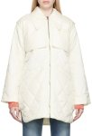 画像2:  Zip-up quilted mid-length coat　キルティングジップアップミドル丈コート ジャケット (2)