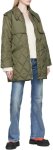 画像6:  Zip-up quilted mid-length coat　キルティングジップアップミドル丈コート ジャケット (6)