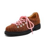 画像3: Lace-up round toe British trekking shoe style sneakers Sneakers shoes  ユニセックス男女兼用  レースアップ ラウンドトゥ スニーカー　スリッポン　トレッキングシューズ (3)