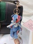画像4: Damage Check & Denim Bear　ダメージチェック＆デニムベア熊チャーム キーフォルダーバックファッションチャーム (4)
