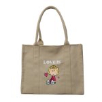 画像3: 24 Snoopy＆ Peanuts Friends Tote Bag TOTE SHOULDER BAG　スヌーピー ＆ピーナッツ トートショルダー バッグ (3)