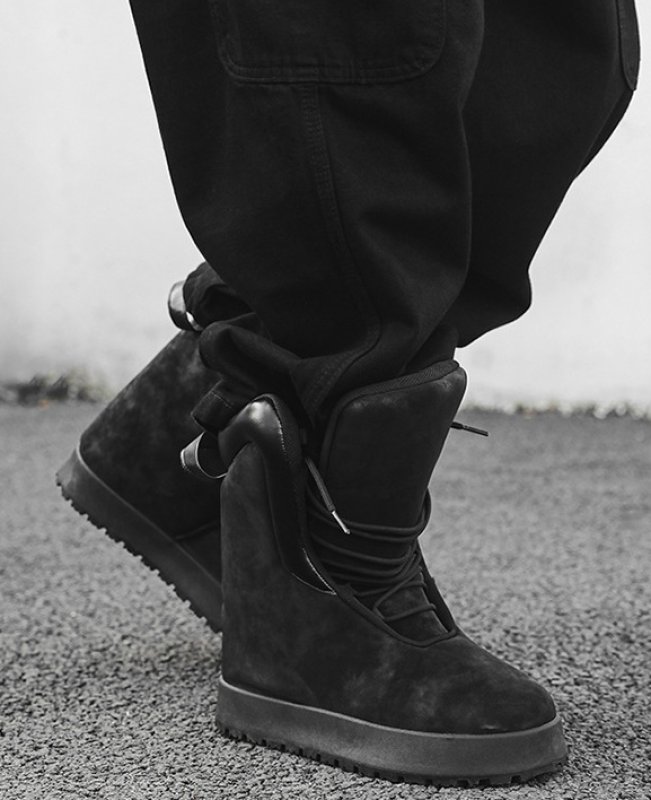 画像9: Rhubarb Big Head Lace-up High Cut Sneakers Boots ユニセックス男女兼用  厚底プラットフォームルバーブビッグヘッドレースアップハイカットスニーカーブーツ  (9)