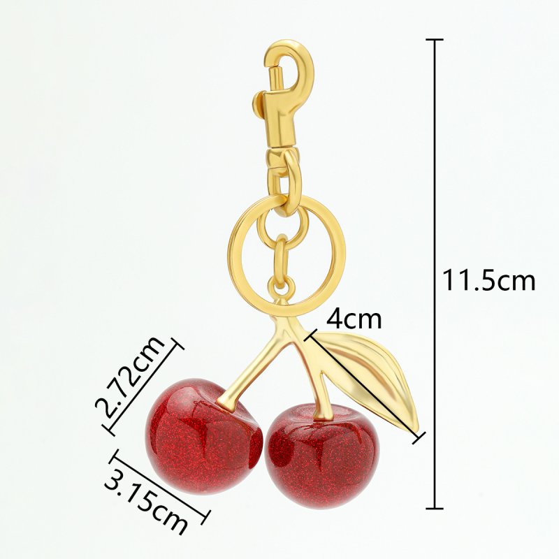 画像6: Cherry Bag Charm keychain チェリーバックチャーム キーフォルダーファッションチャーム (6)