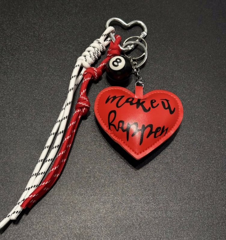 画像7: Bag Charm Keychain Toy Heart Carabiner　ハートチャーム キーフォルダーバックファッションチャーム (7)