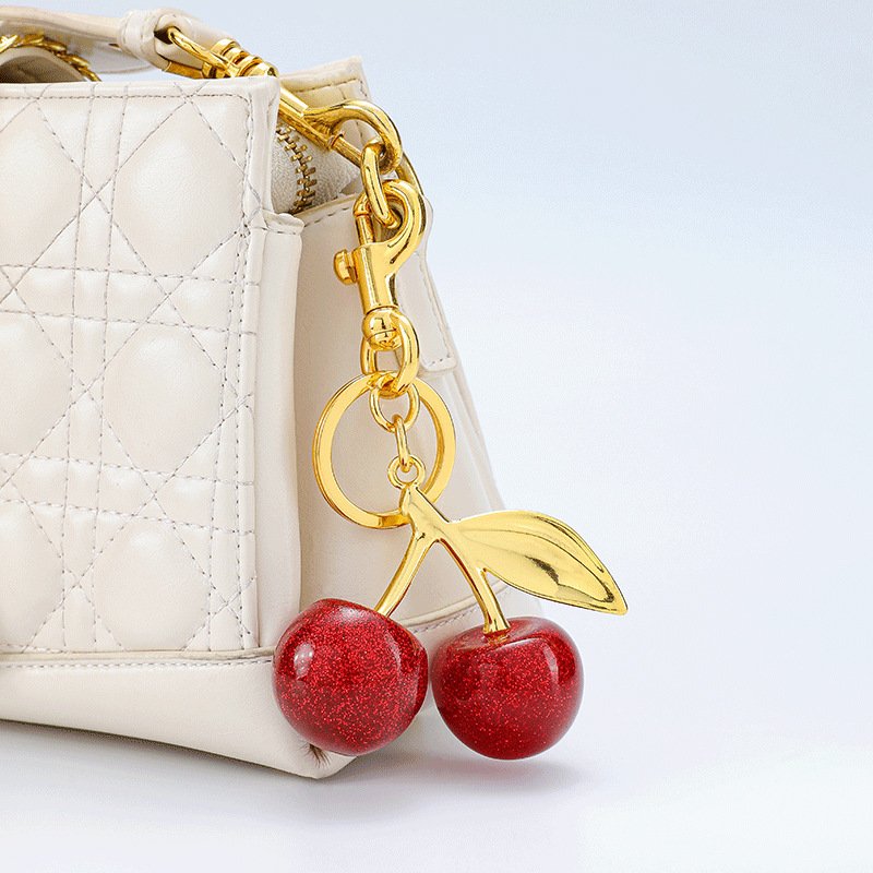 画像5: Cherry Bag Charm keychain チェリーバックチャーム キーフォルダーファッションチャーム (5)