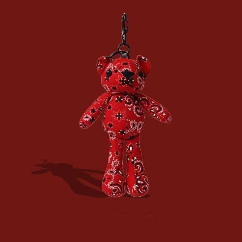 画像5: teddy bear Bag Charm Keychain テディーベア熊バックチャーム キーフォルダーファッションチャーム (5)