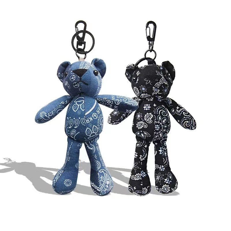 画像6: teddy bear Bag Charm Keychain テディーベア熊バックチャーム キーフォルダーファッションチャーム (6)