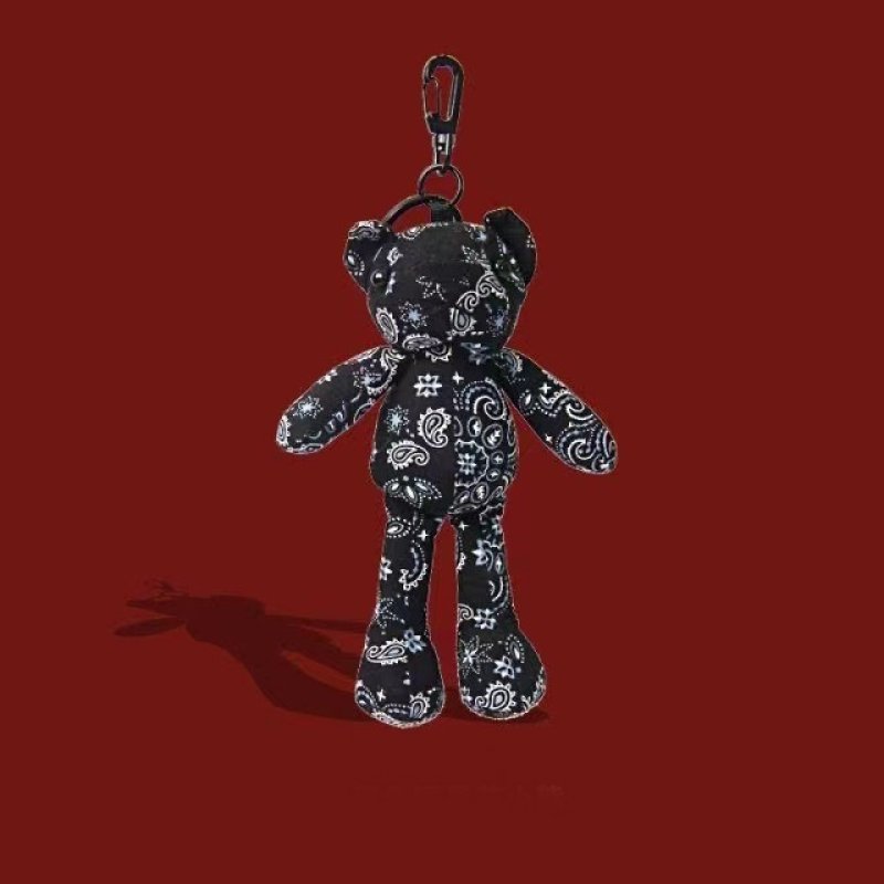 画像4: teddy bear Bag Charm Keychain テディーベア熊バックチャーム キーフォルダーファッションチャーム (4)