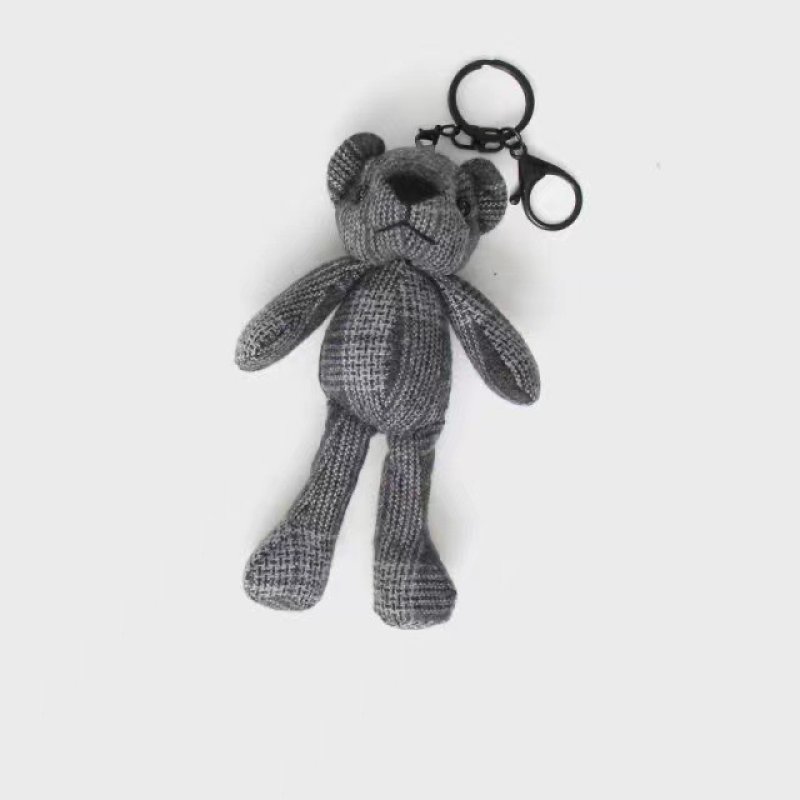 画像10: teddy bear Bag Charm Keychain テディーベア熊バックチャーム キーフォルダーファッションチャーム (10)