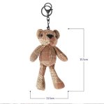 画像7: teddy bear Bag Charm Keychain　テディーベア熊バックチャーム キーフォルダーファッションチャーム (7)