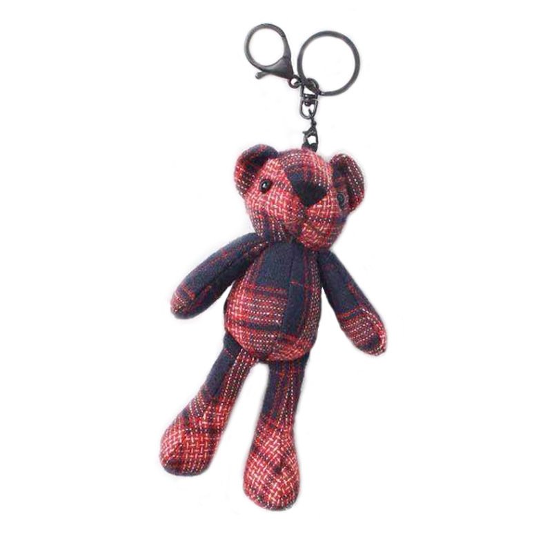 画像3: teddy bear Bag Charm Keychain テディーベア熊バックチャーム キーフォルダーファッションチャーム (3)