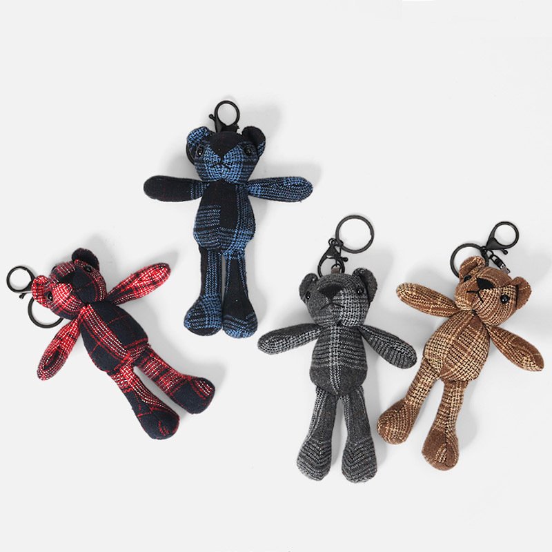 画像14: teddy bear Bag Charm Keychain テディーベア熊バックチャーム キーフォルダーファッションチャーム (14)