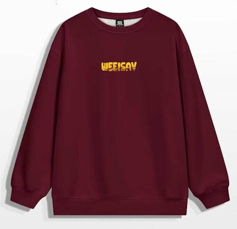 画像7: Unisex Brushed lining raindrop star print　男女兼用  裏起毛 雨だれスター星プリントスウェット (7)