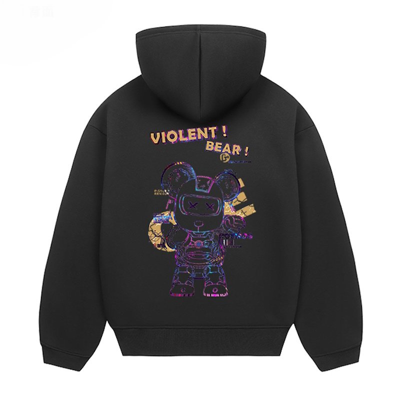 raindevil パーカーのみ Unisex Violence Bear kaws Hoodie 男女兼用 バイオレンスベア