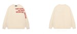 画像5: Mohair brushed soft wax distressed letter sweater pullover　男女兼用ユニセック  モヘアブラシソフトワックスダメージ付きレターセーター プルオーバーニット (5)
