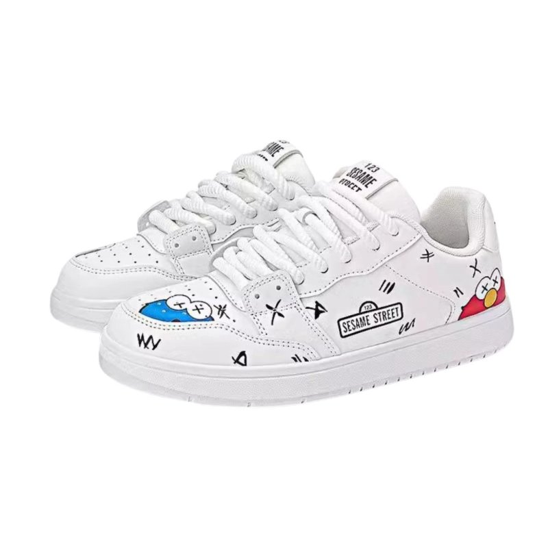 画像2: 24 Men's Sesame Street Sneaker ユニセックス男女兼用 セサミストリート エルモ クッキーモンスター スニーカー (2)