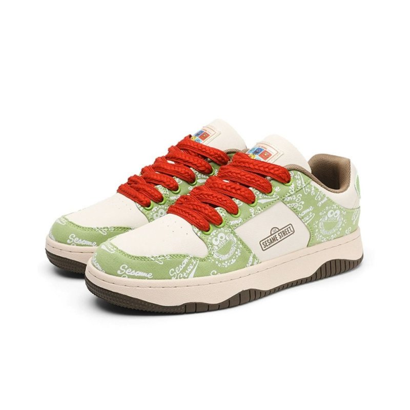 画像5: 24 Men's Sesame Street Sneaker ユニセックス男女兼用 セサミストリート カラフル エルモ クッキーモンスター スニーカー (5)