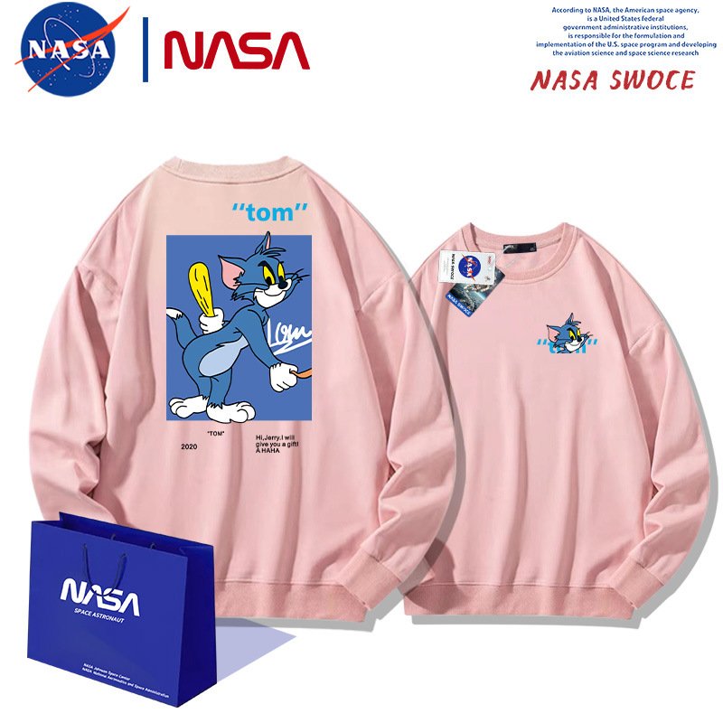 画像5: 24 Unisex Tom & Jerry Parker round neck sweat ユニセックス男女兼用  トム＆ジェリートムとジェリープリント スウェット トレーナー (5)