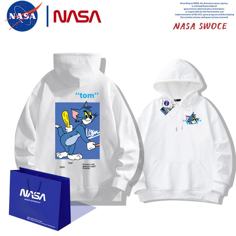 画像3: 24 Unisex Tom & Jerry Parker round neck sweat hooded hoodie ユニセックス男女兼用  トム＆ジェリートムとジェリープリント フーディー パーカー スウェット (3)