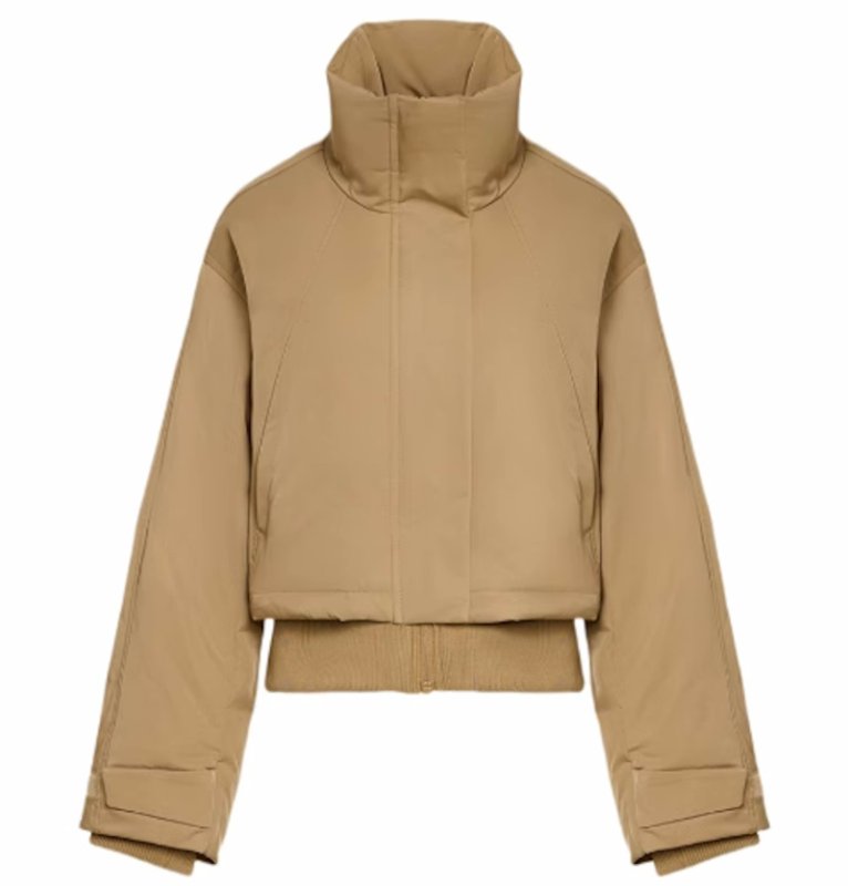 画像1: Two-piece stand-up collar down jacket Coat　ツーピーススタンドカラーダウンジャケット コート (1)