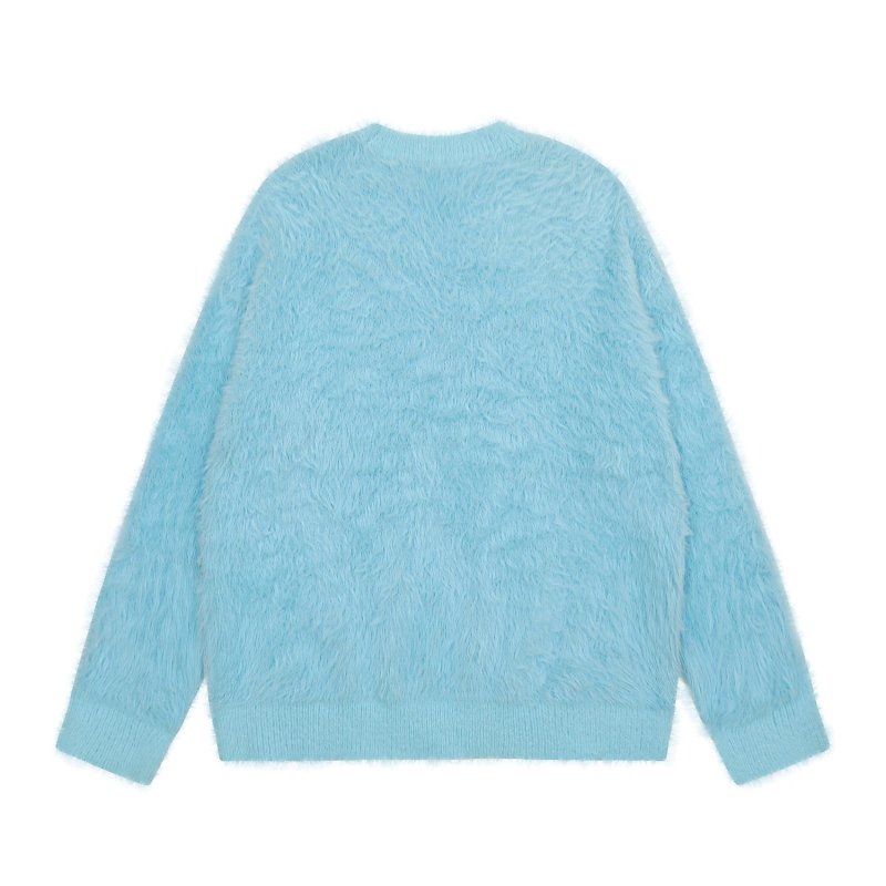 画像3: TIN TIN snowy braided pullover round neck sweater  タンタン スノーウィ ラウンド モヘア風 ラウンドネック セーター  プルオーバー (3)