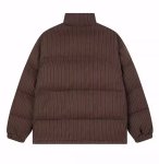 画像2: Unisex Garfield & letter logo embroidered down jacket uniform blouson  ユニセックス 男女兼用ガーフィールド&レターロゴ刺繍ダウンジップアップジャケットスタジャン MA-1 ボンバー ジャケット ブルゾン (2)