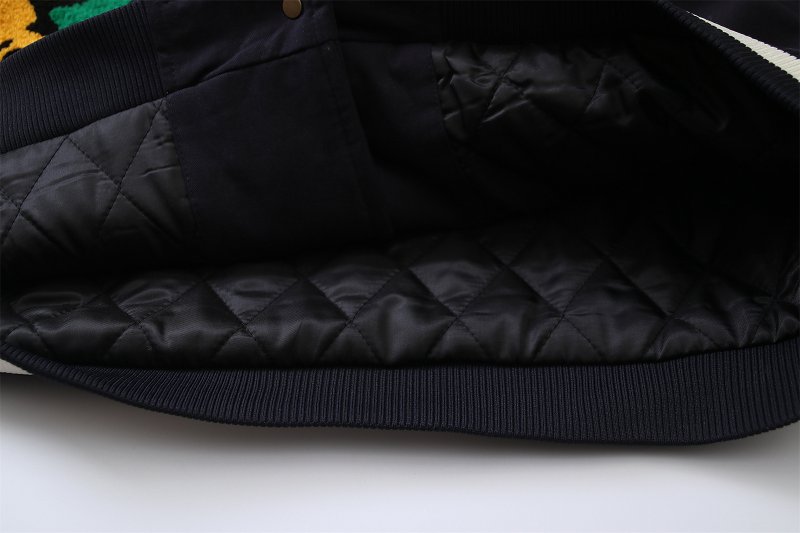 画像4: Denim stitch Tom and Jerry embroidered jacket coat  ユニセックス 男女兼用 デニムステッチトムとジェリー刺繍ジャケットブルゾンコート (4)