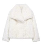 画像10: Imitation mink fur lapel jacket coat　 イミテーションミンク ファーラペルコートジャケット (10)