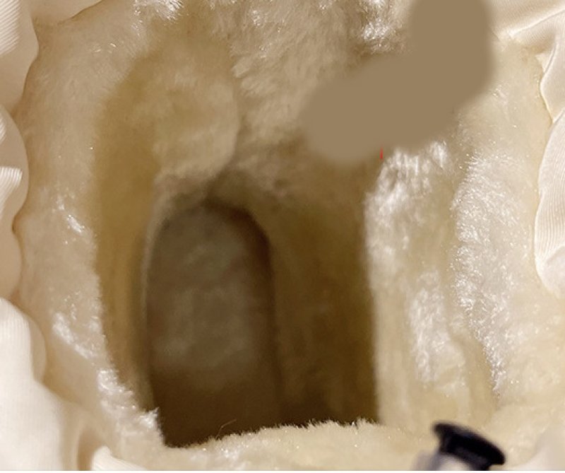 画像8: French gathered style lace-up leather warm-up short boots  プラットフォーム厚底フレンチギャザースタイル レースアップレザーウォームアップショートブーツ (8)