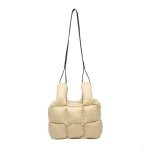 画像6: Soft Down Quilted Shoulder Crossbody Tote Bag　ソフト ダウン キルティング ショルダークロスボディトート バッグ (6)