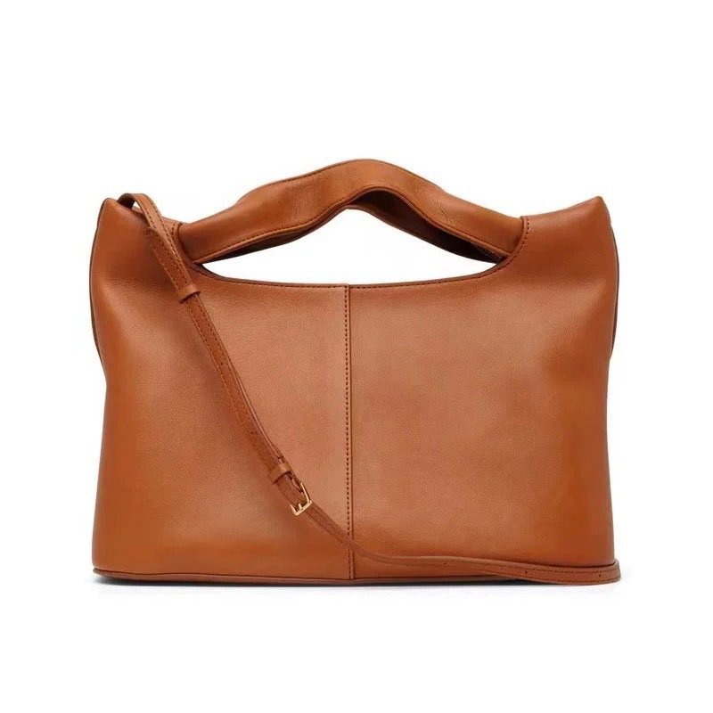 画像2: Soft Leather Handbags Camdem Shoulder Tote Crossbody Saddle Bag  　ソフトレザー ハンドバッグ カムデム サドルバッグ ショルダートートクロスボディバッグ (2)
