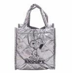画像2:  Snoopy quilted tote shopping bag 　スヌーピーキルティングトートアンダーアームショッピングバッグ (2)