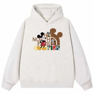 Unisex Vintage Design Cross Mickey Hoodie 男女兼用 ユニ