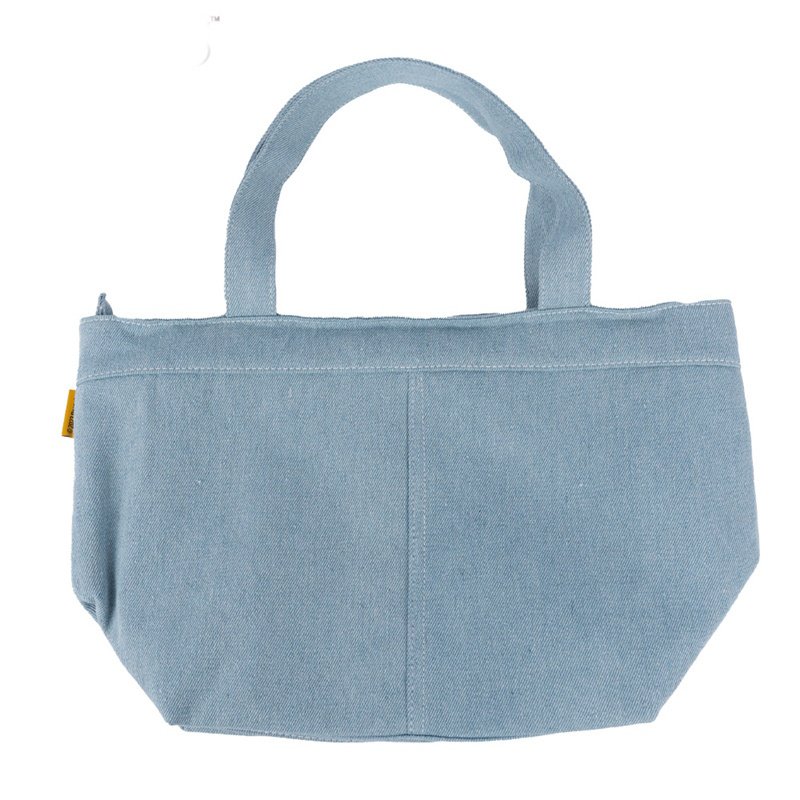 画像3: Snoopy painted denim pants style tote shoulder shopping bag  　スヌーピーペイントデニムパンツ風トートショルダーショッピングバッグ (3)