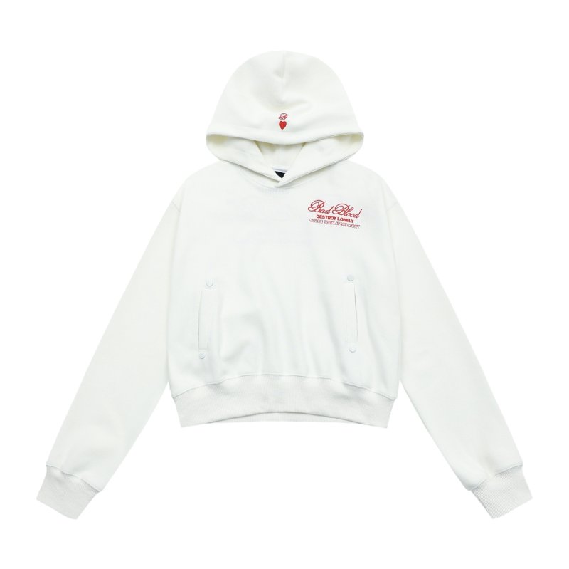 画像2: Unisex badblood logo sweat hoodie hiphop dance 男女兼用 ユニセックス バッドブラッド ロゴ スウェット ダンス パーカー (2)