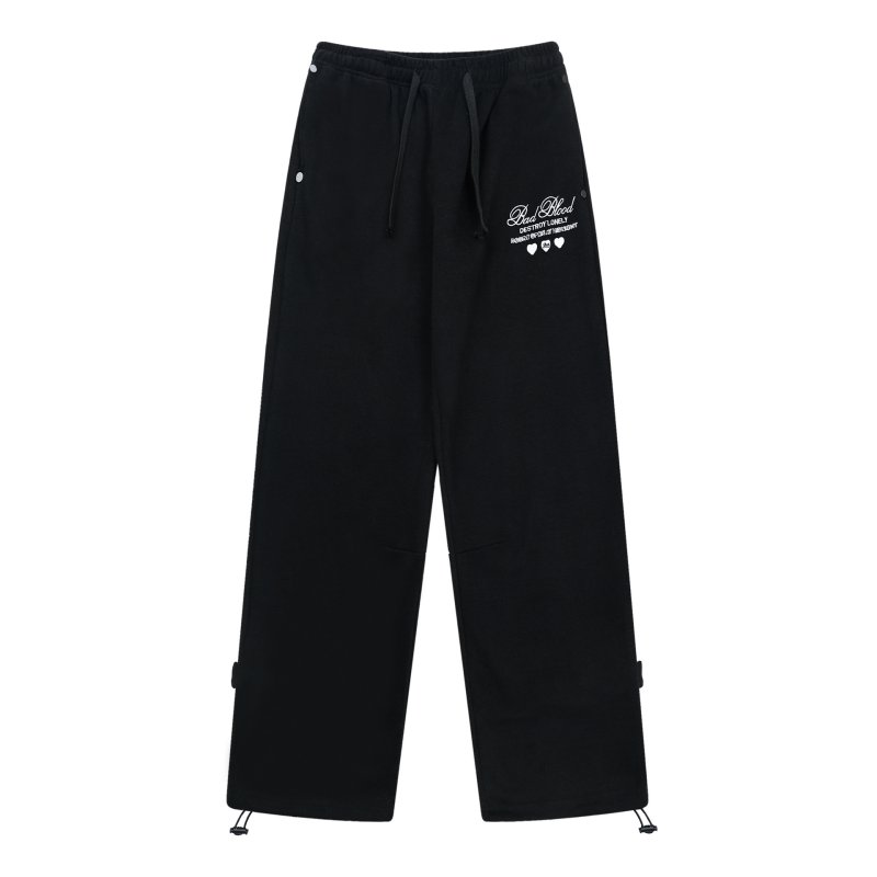 画像12: Unisex badblood logo sweatpants hiphop dance pants trousers 男女兼用 ユニセックス バッドブラッド ロゴ スウェット ダンス ルーズ パンツ (12)