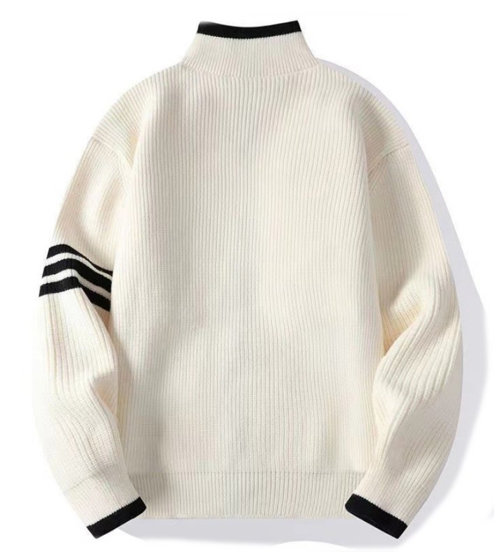 画像6: Double zip 2 line cardigan sweater knit 男女兼用  ユニセックスダブルジップ2ライン カーディガンセータ ニット (6)