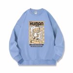 画像4: Garfield & Monogram Paint Sweatshirt ユニセックス 男女兼用  ガーフィールド＆モノグラムプリント スウェットシャツ トレーナー  (4)