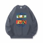 画像5: Box Garfield Paint Sweatshirt　 ユニセックス 男女兼用  ボックスガーフィールドペイント スウェットシャツ トレーナー  (5)
