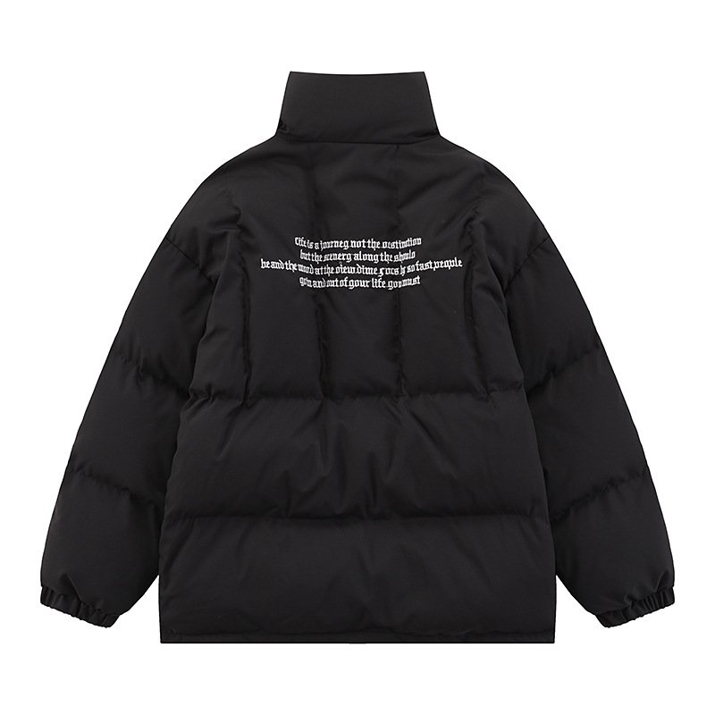 画像6:  Unisex Splicing stand-up collar down jacket ユニセックス 男女兼用 防寒 スプライシングスタンドカラーダウン ジャケット ジャンパー (6)