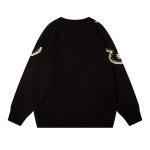 画像5: Rabbit jacquard crew neck sweater knit　男女兼用  ユニセックスラビットウサギジャカードクールネックセータ　ニット (5)