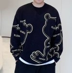 画像3: Bear print sweatshirt, plus sizes available　男女兼用  ユニセックスベア熊プリントスウェット プラスサイズあり (3)