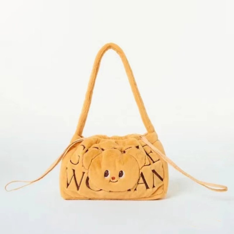 画像2: Gentle Woman Bear Fur Tote Shoulder Bag gentle womanベアファートートショルダーバッグ (2)