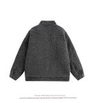 画像4: MOUTON JACKET COAT  フェイク ムートン ジャケット Gジャン スタイル コート (4)